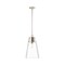 Z-Lite Wentworth 1 Light Pendant, Polished Nickel & Clear 2300P12-PN - alternate 2